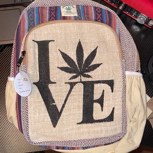 Love hemp book bag